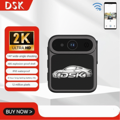 DANSKER Portable WiFi Dash Cam Sports Camera Law Enforcement Recorder