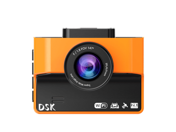 DANSKER S18 Dash cam Dansker S18 HD Car DVR with Sporty Orange Magnetic Charging  WiFi