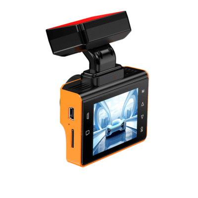 DANSKER S18 Dash cam 1 Dansker S18 HD Car DVR with Sporty Orange Magnetic Charging  WiFi