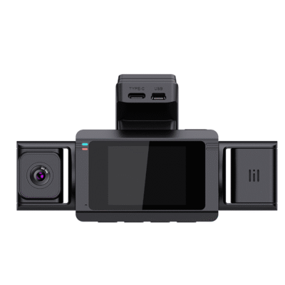 DANSKER S66 Dash cam 4K Three-Channel Dash Cam with 360° Rotatable Lenses