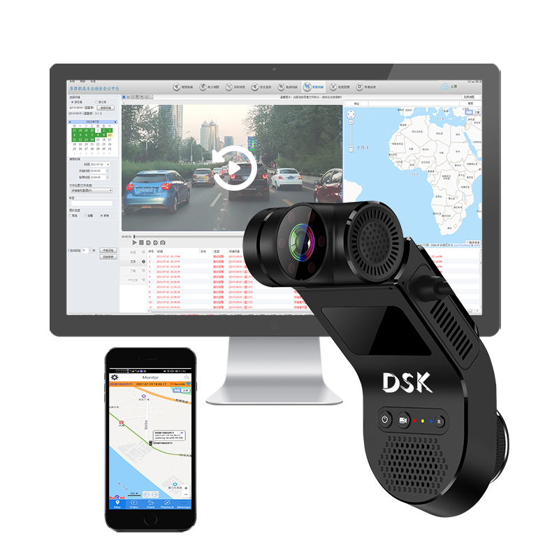 Dansker S85 4G Fleet Dash Cam – Commercial GPS Management System