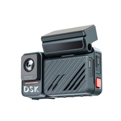 DSK UHD S702 Dansker S702 3-Channel Dash Cam with IR Night Vision and ADAS for Fleet Management