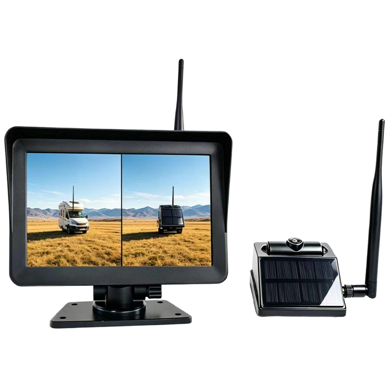Dansker 2-Channel Solar Powered HD Dash Cam for Commercial Trucks and Vans