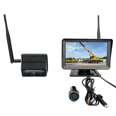Dansker 2-Channel Solar Powered HD Dash Cam for Commercial Trucks and Vans