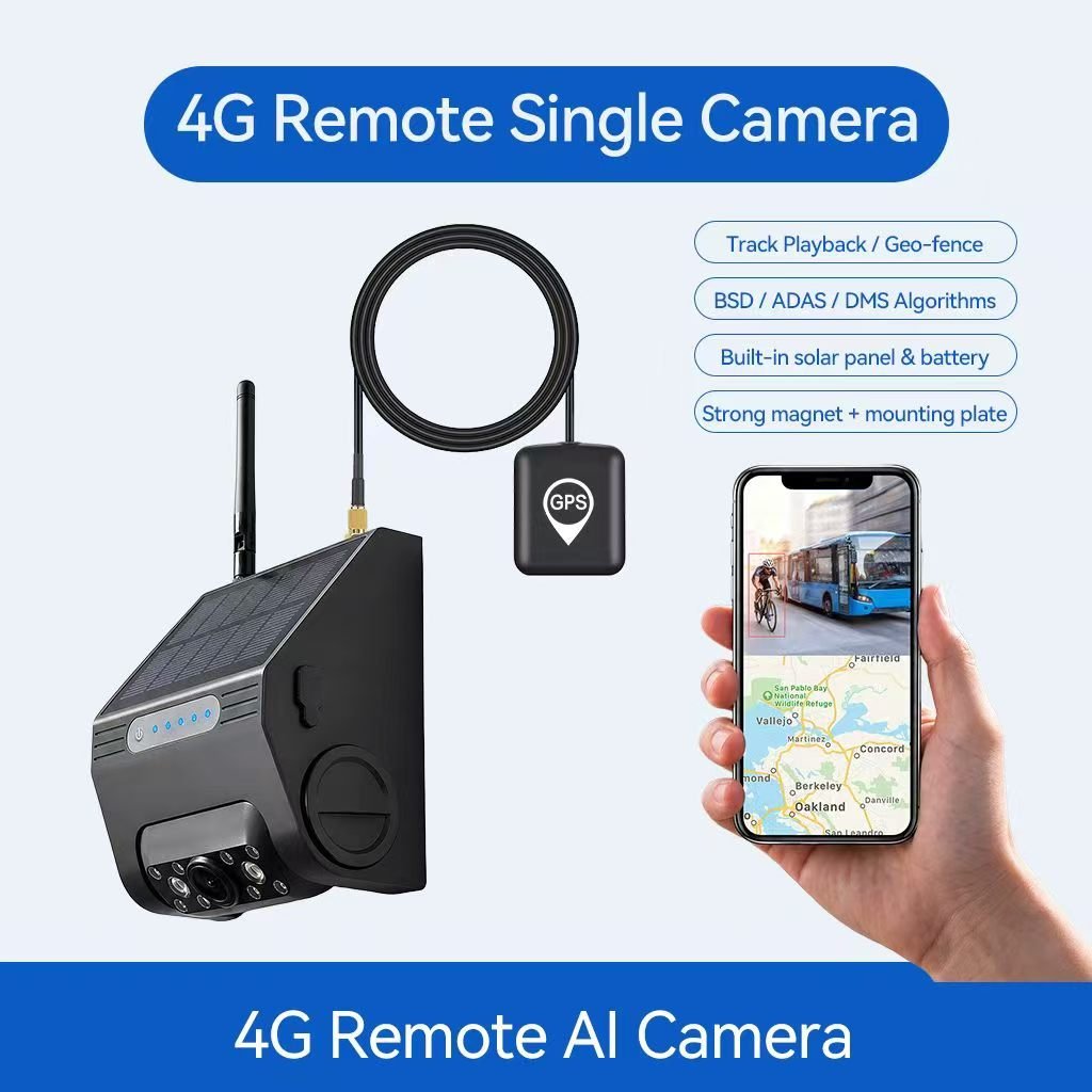 DANSKER B3s 4G AI vehicle camera with GPS and remote monitoring